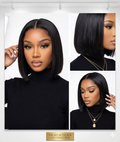 Brazilian Full Frontal Short Bob Wig